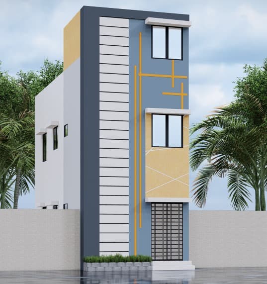 Modern Indian House with Car Parking