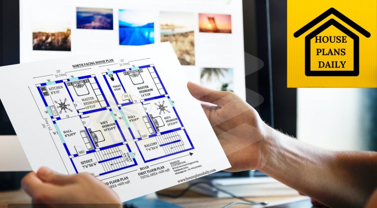 20x30 Best North Facing House Plan with Vastu
