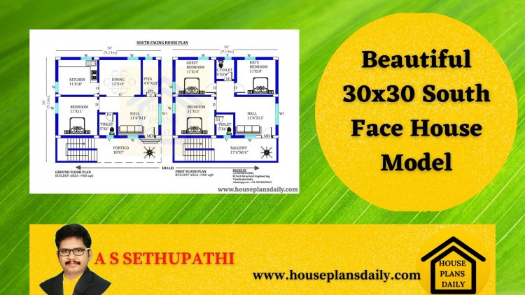 30x30 South Face House Model