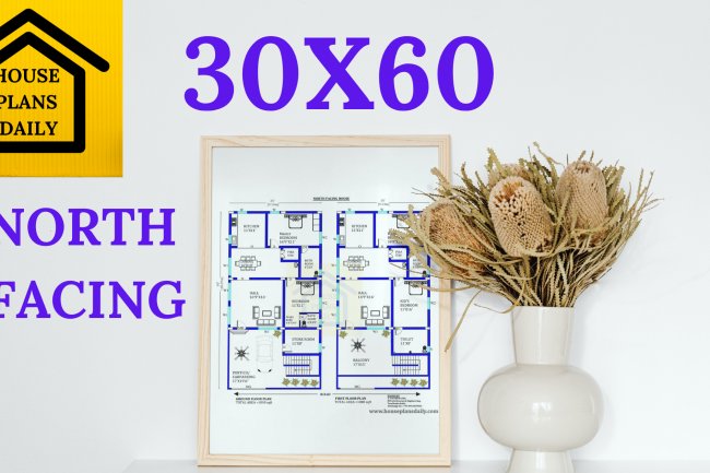 30x60 North Facing Home Design With Vastu Shastra