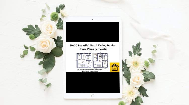 30x30 North Facing Vastu House Plan