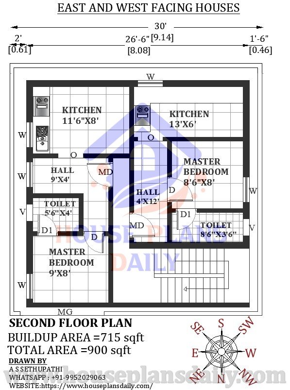 G+2 Tiny House Plan Design.