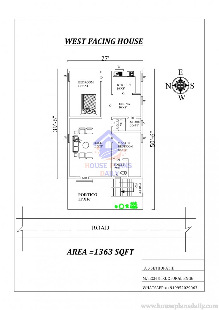 west face home design idea