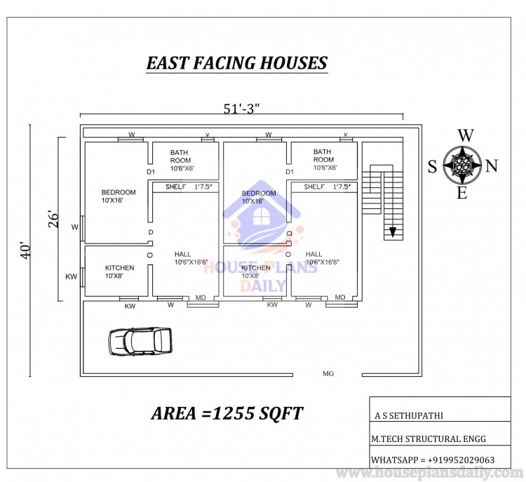 east face home plan