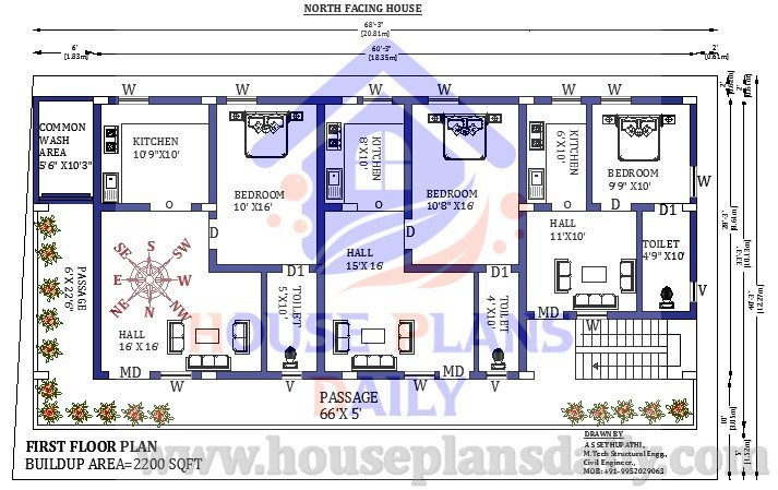 70X40 G1 Home Design As per Vastu Shastra