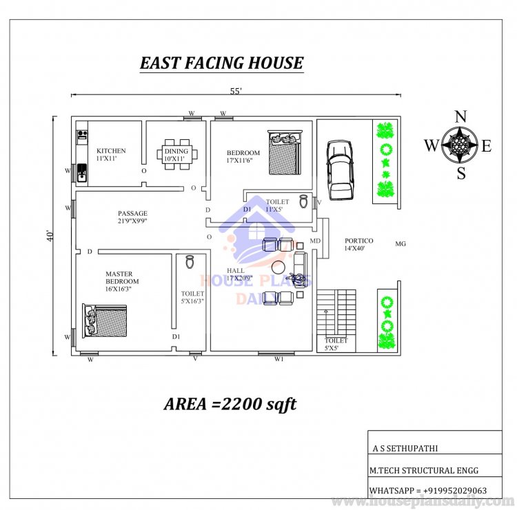 east floor plan