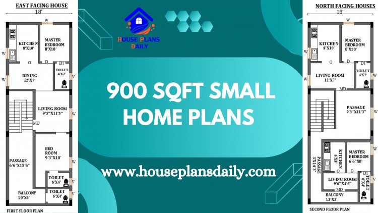 900 SQFT Small Home Plans