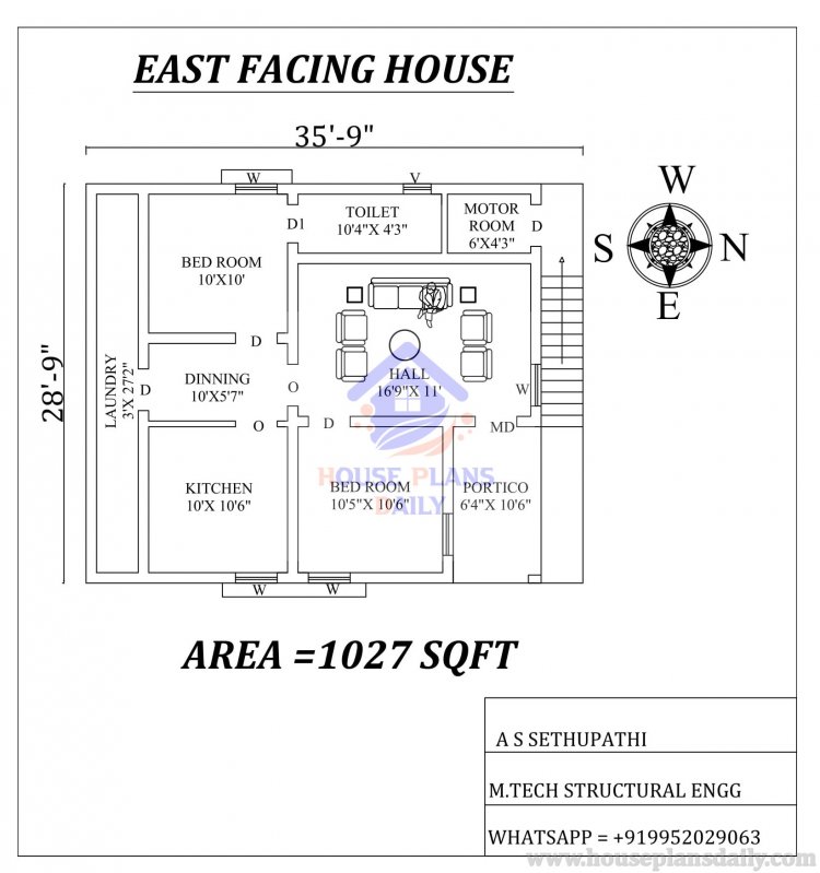 east floor plan