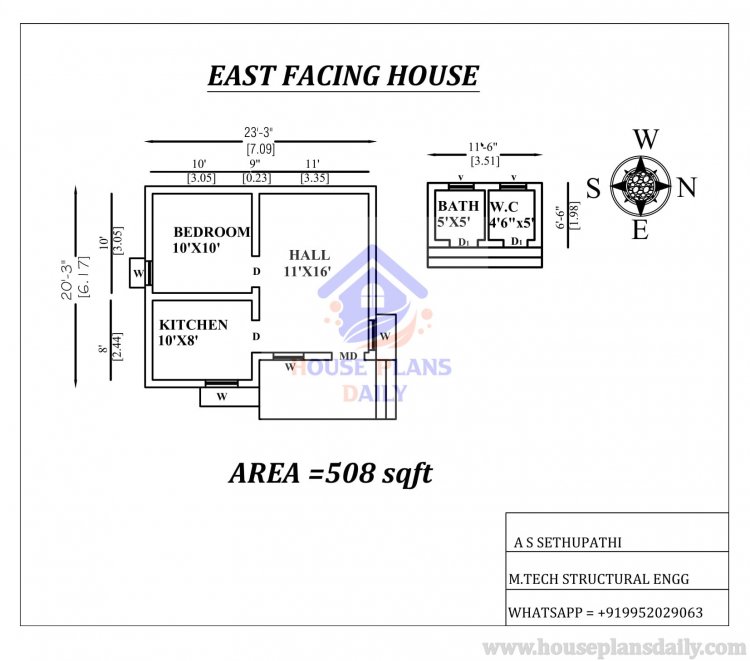 East facing House plans