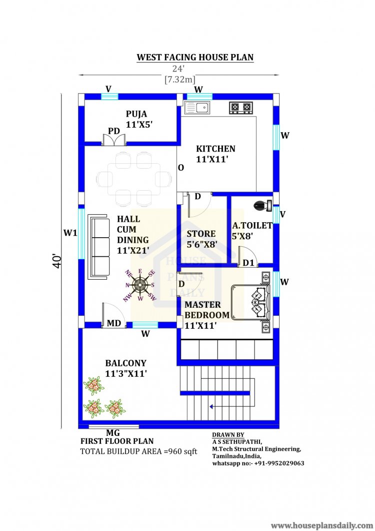 west floor plan