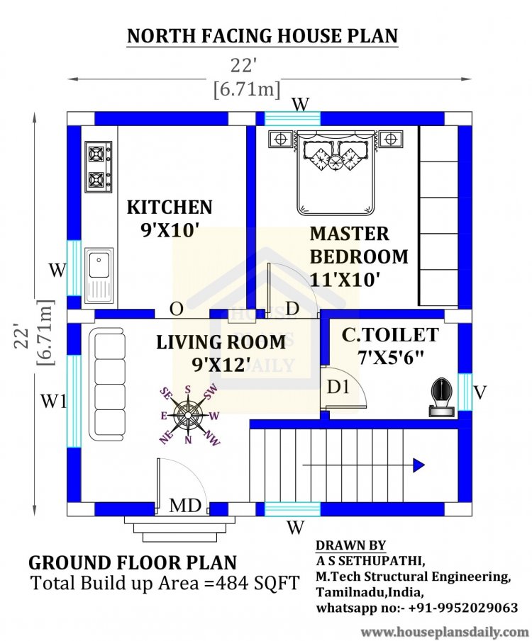 north face building plan