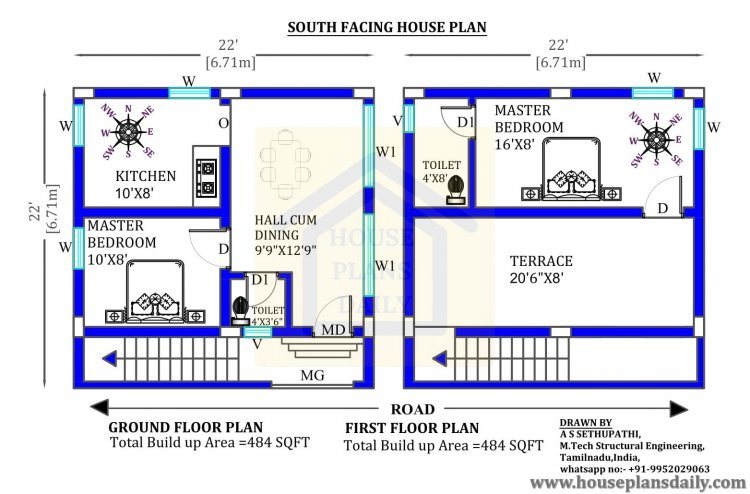 south facing house plans