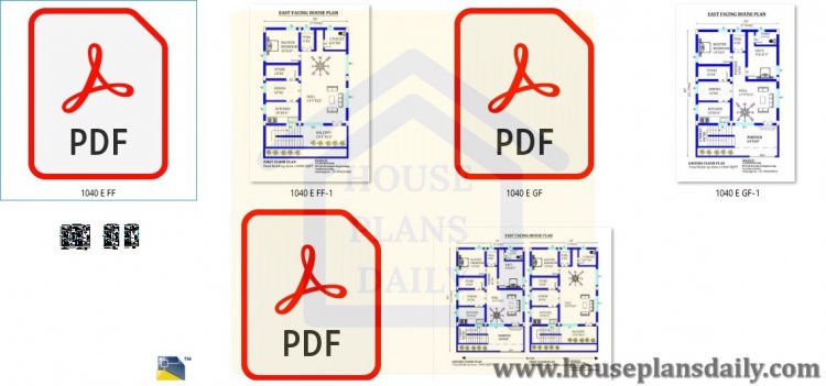 26x40 east face house plan 