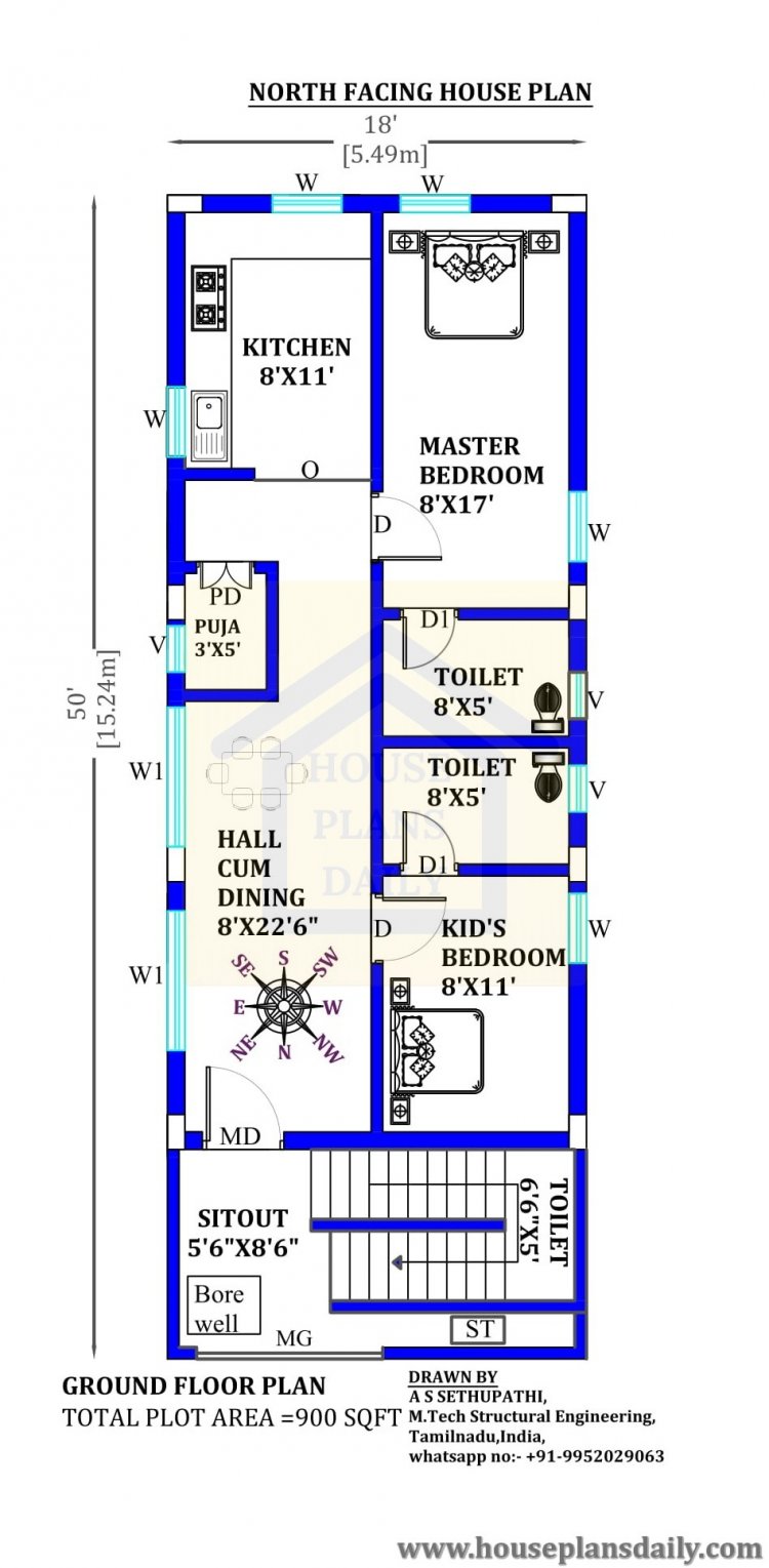 north floor plan