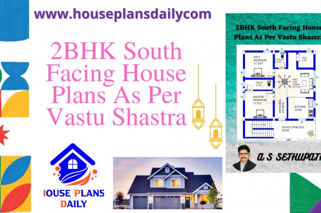 2BHK South Facing House Plans As Per Vastu Book | Best House Plans inside