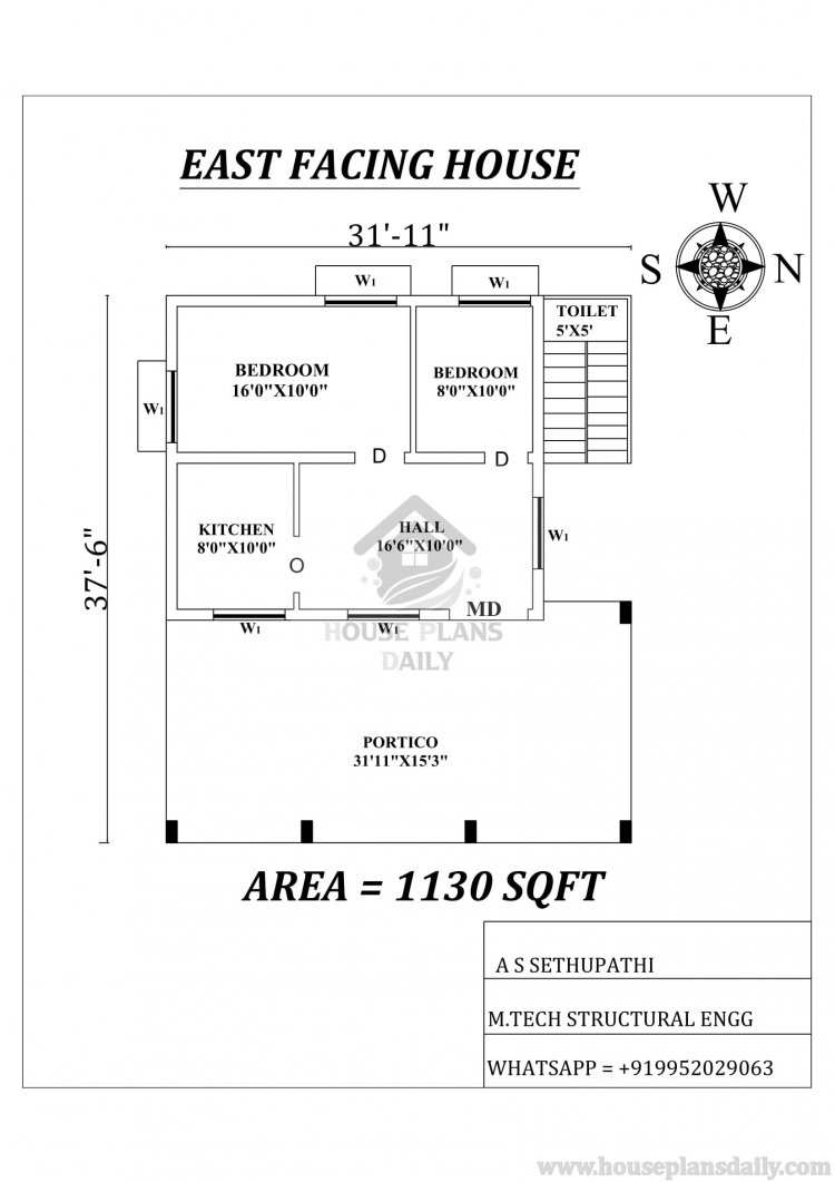 2BHK House Plans As Per Vastu Shastra | house plans | 2bhk house plans