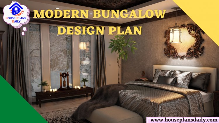 Modern Bungalow Design Plan | 60x60 East Facing Bungalow