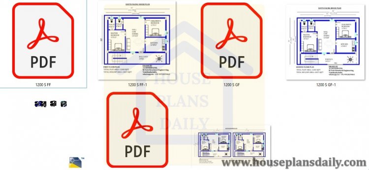 Best 40x30 house plans | 40x30 Free south House Plans | 40x30 floor plan