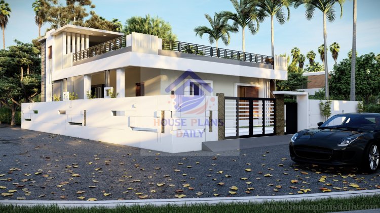 Normal House Front Elevation Design | Modern Elevation Design - House Plans Daily
