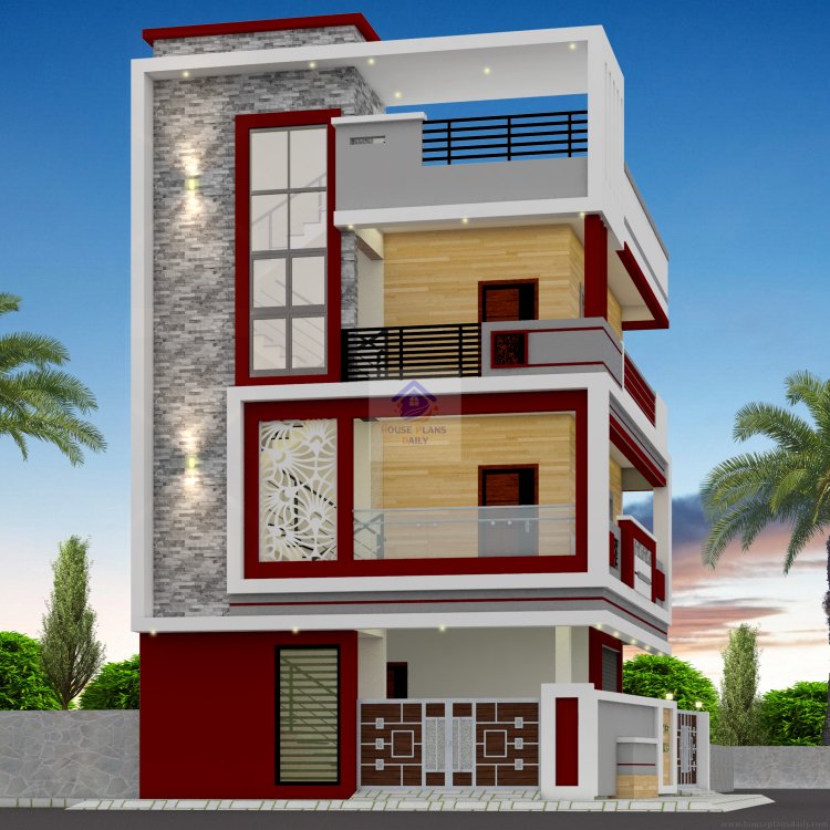 House Design Front Elevation Drawing