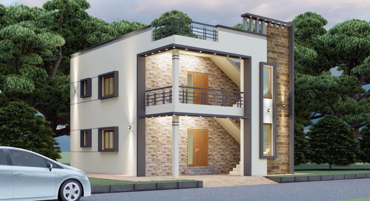 Modern House Plan And Elevation Low Cost Home Design House Designs 
