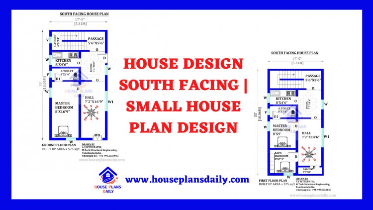 House Design South Facing | Small House Plan Design