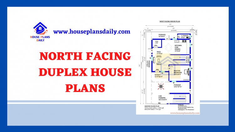 North Facing Duplex House Plans | Vastu Home Design