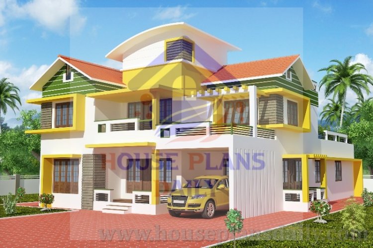 Kerala House 3d Elevation Designs | Kerala House Design