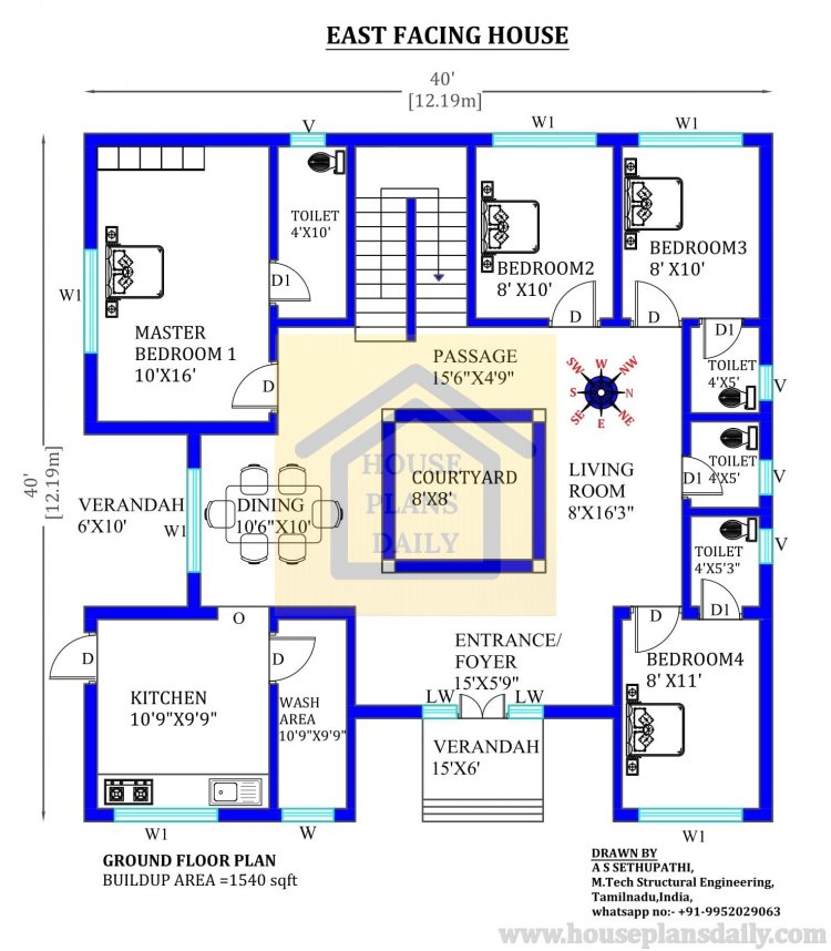 plano de la casa