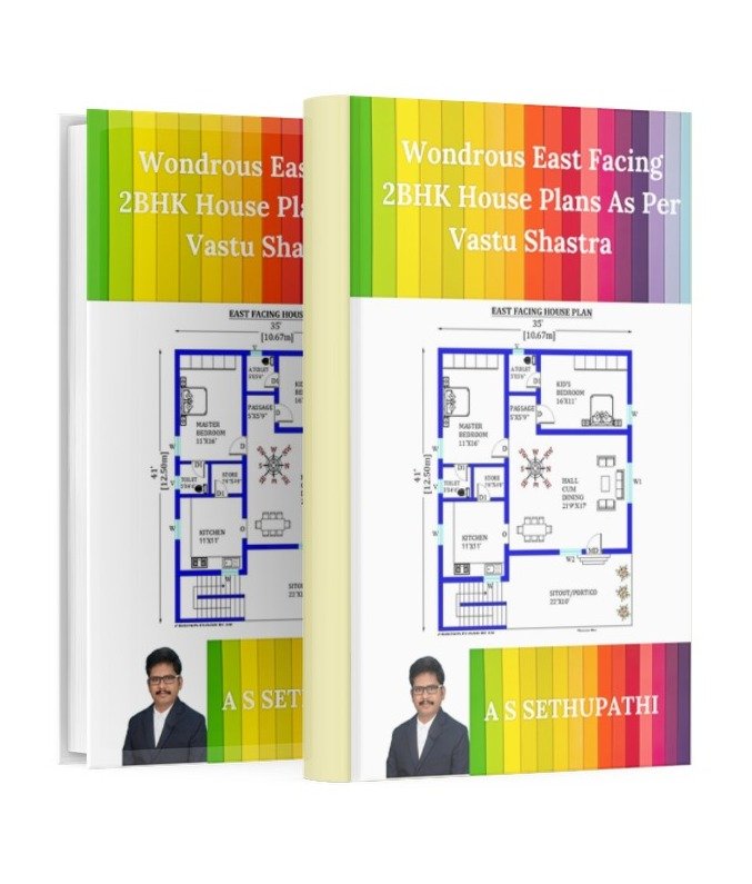 2bhk east facing house plans as per vastu shastra book 
