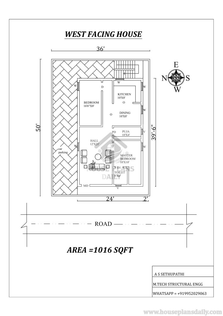 2bhk Plan as Per Vastu | 2bhk Home Design | Home Plans 2bhk