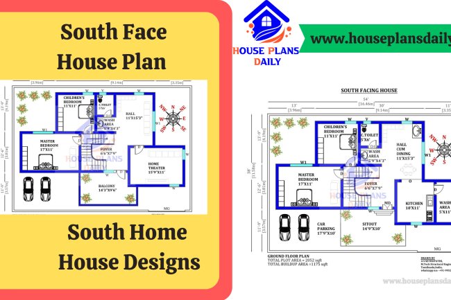South Face House Plan | South Home | House Designs