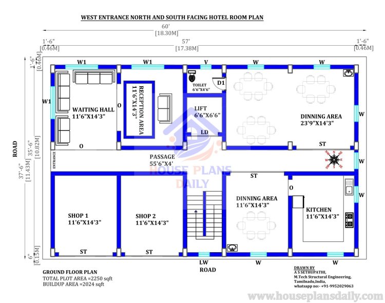 Hostel | Hostel Plans Design | Hostel Building Elevation