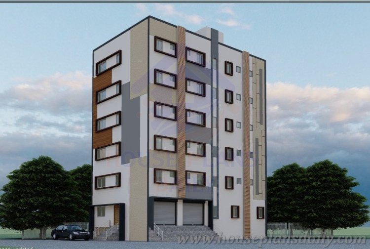 Hostel | Hostel Plans Design | Hostel Building Elevation