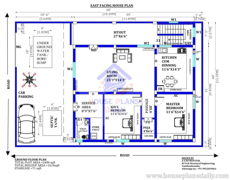 House with Design | 2400 Sqft House Designs Single Floor