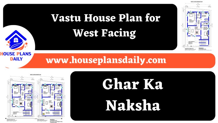 Vastu House Plan for West Facing | Ghar Ka Naksha