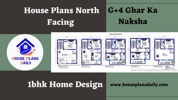 House Plans North Facing | 1bhk Home Design | G+5 Ghar Ka Naksha