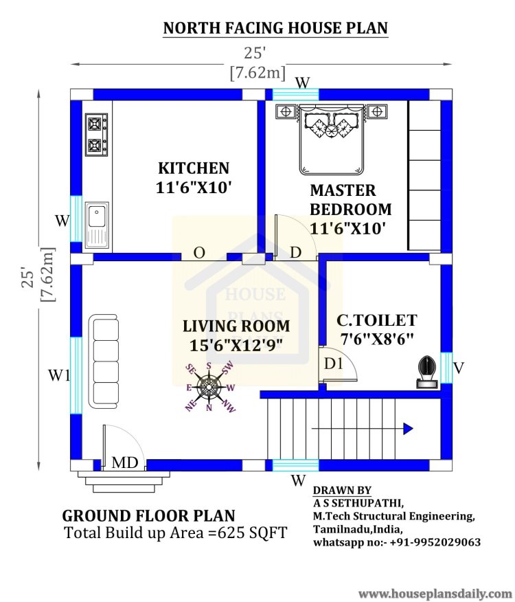 Vastu Shastra Approved: Top 100 North Facing House Plans for Positive Energy |PDF Book