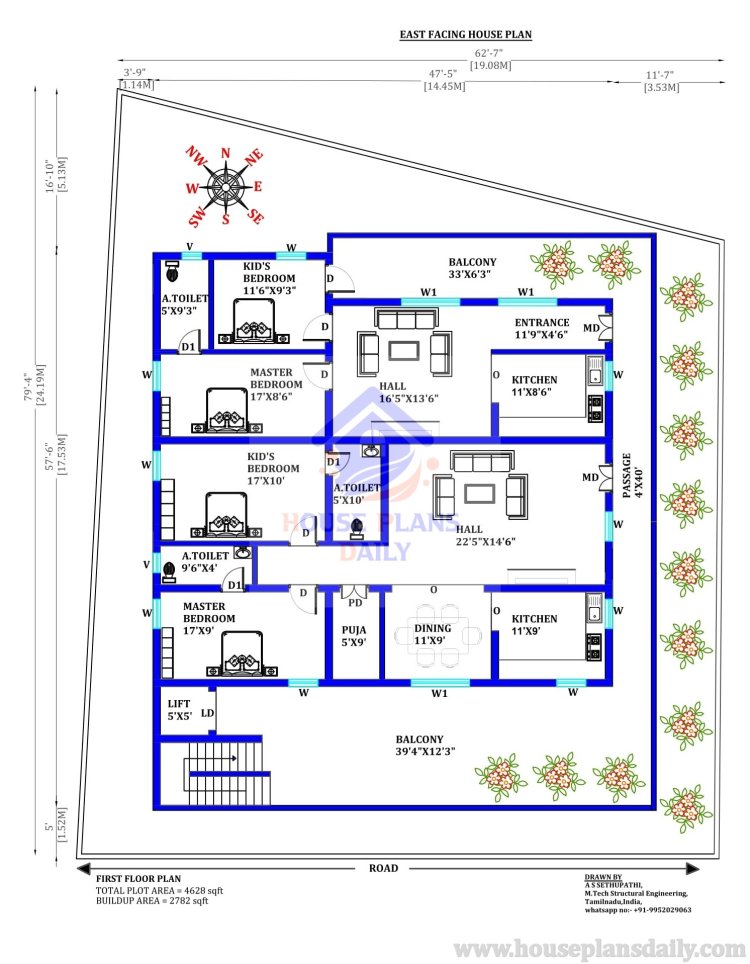 House with Designs | SouthEast House | Rental House - House Plan and ...