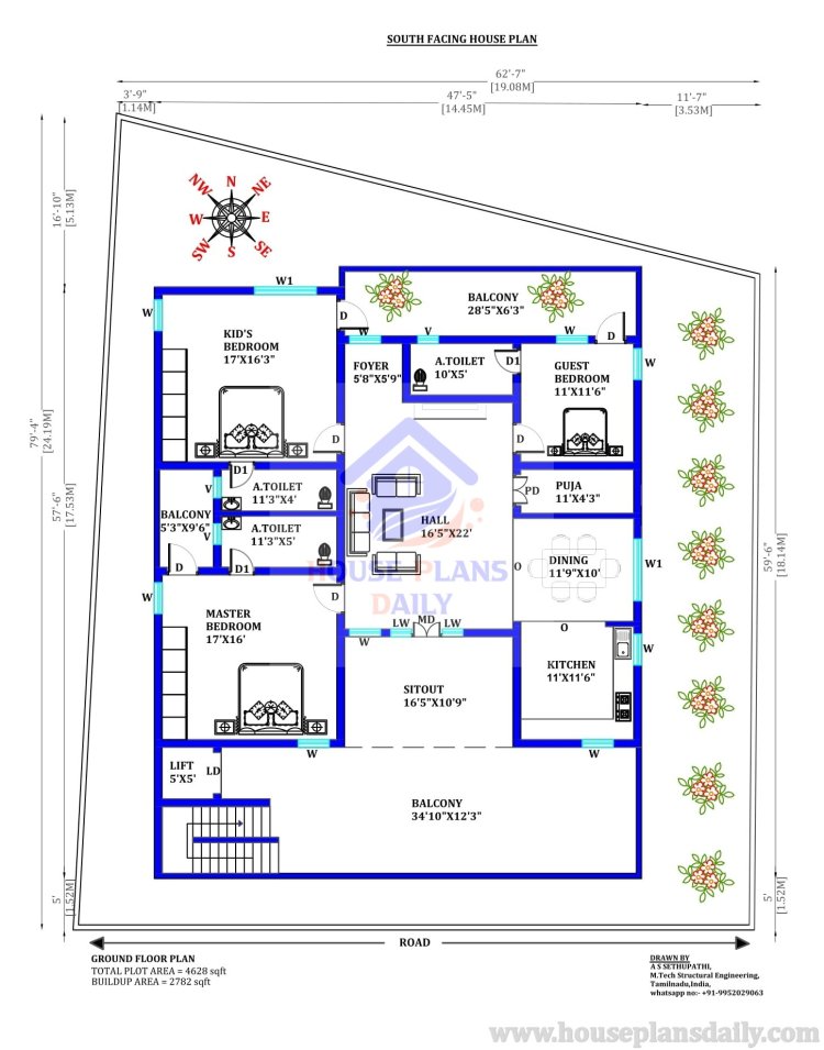 House with Designs | SouthEast House | Rental House - House Plan and ...