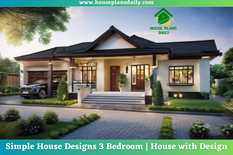 Simple House Designs 3 Bedroom House With Design House Plan And 