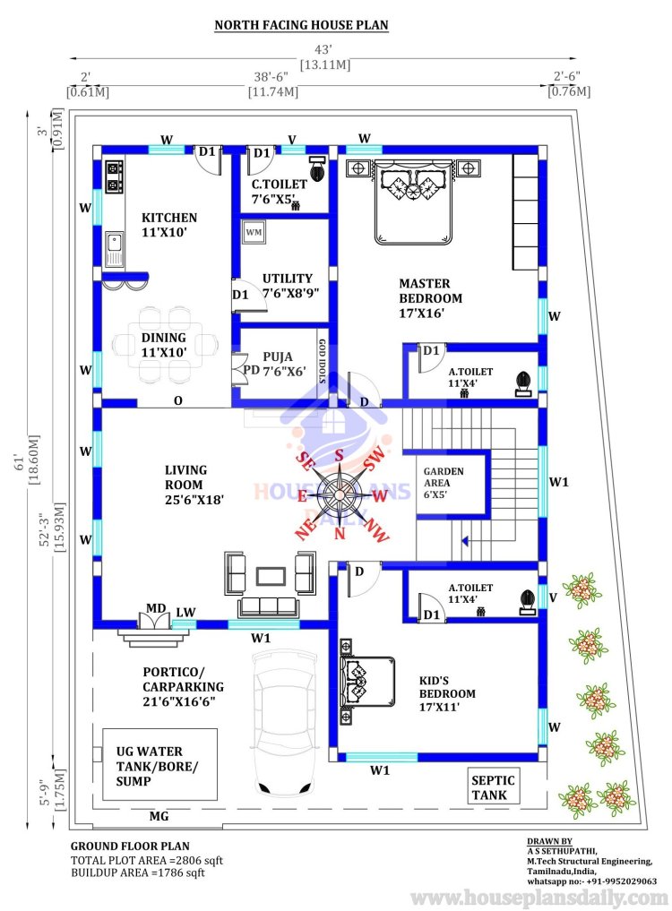 Two House Plan | Modern Design House | Three Bed House Plan