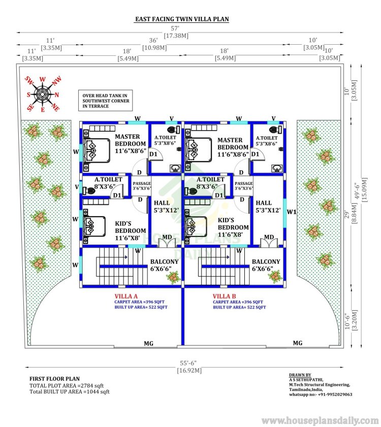 Modern Villa Design | 2800 Sqft Villa with Elevation Design