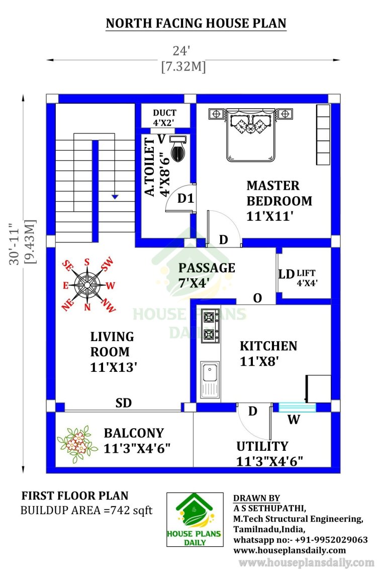 7 Bedroom House Plan | 6bhk House Plan | 5 Story House Plan