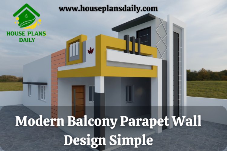 Modern Balcony Parapet Wall Design Simple