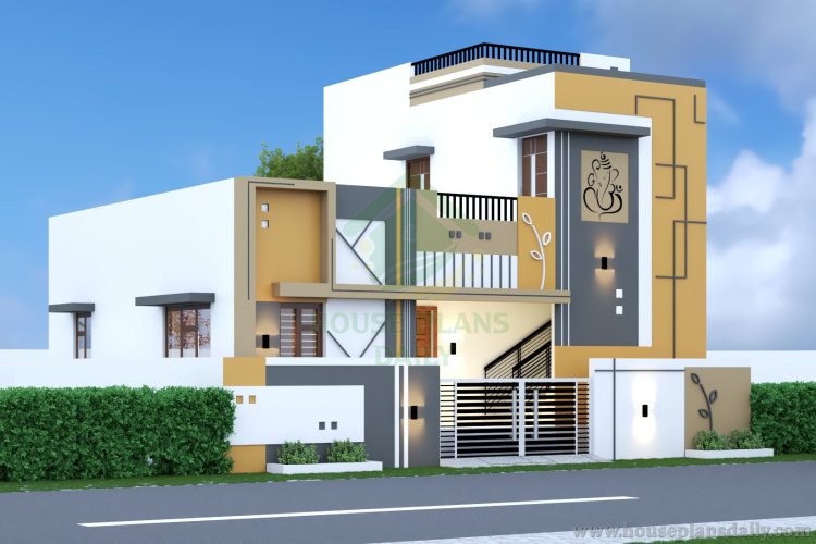 HOUSE EXTERIOR DESIGN IDEAS | TWO STORY NORTH FACING HOUSE