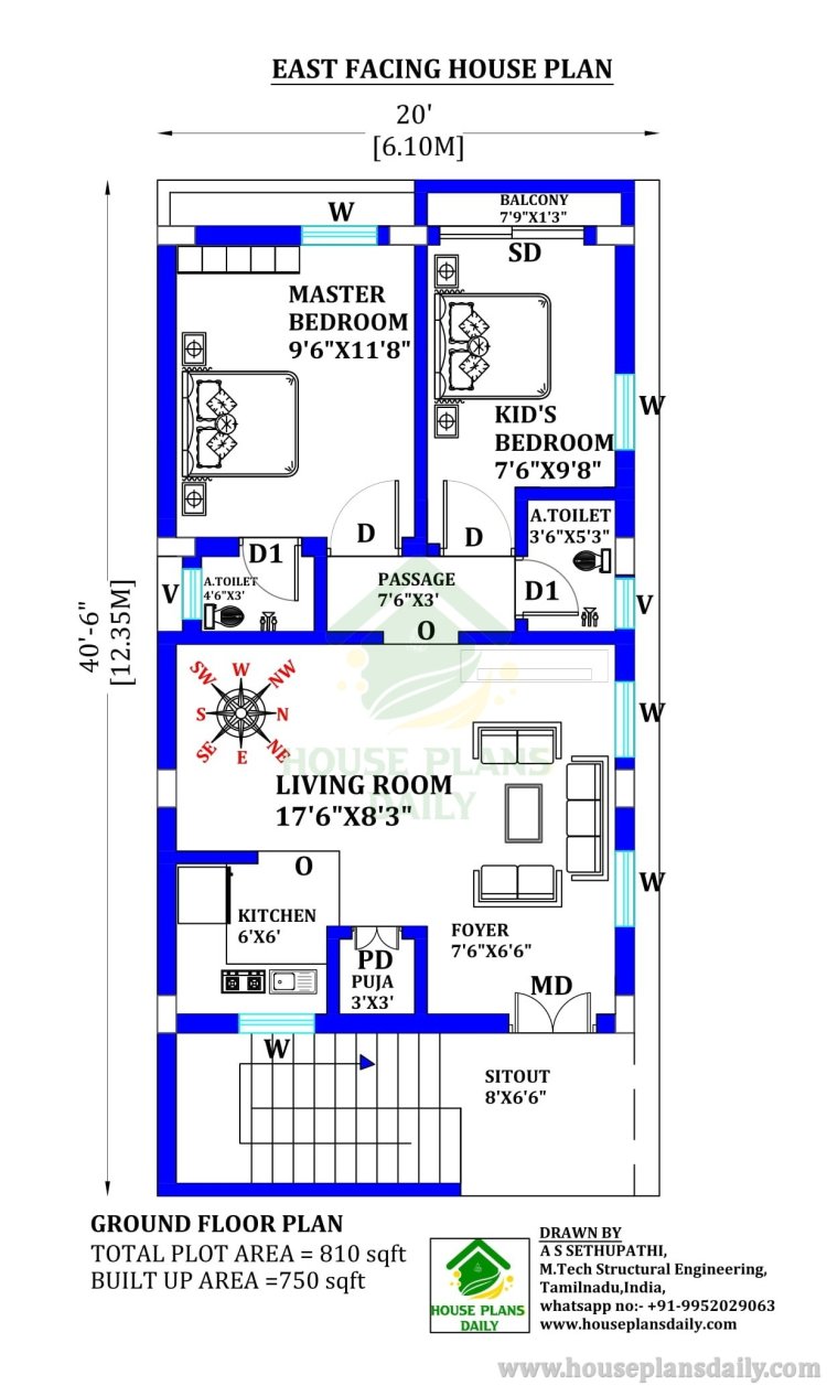 20X40 HOUSE DESIGN | MODERN HOUSE ELEVATION