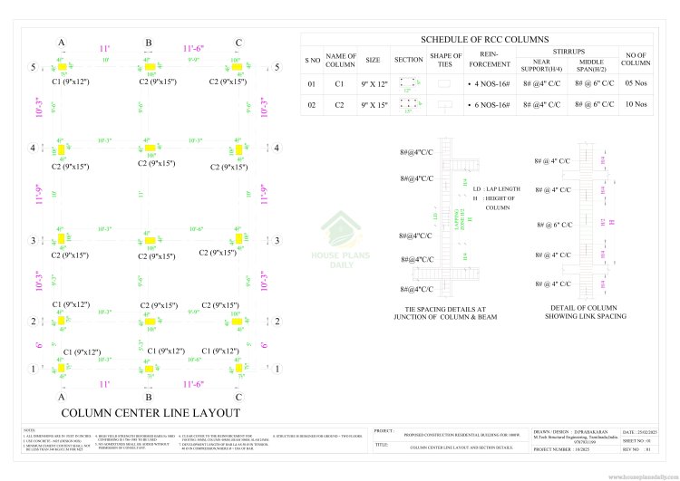 DUPLEX HOUSE DESIGN | COMMERICAL PLAN WITH STRUCUTRAL DRAWING