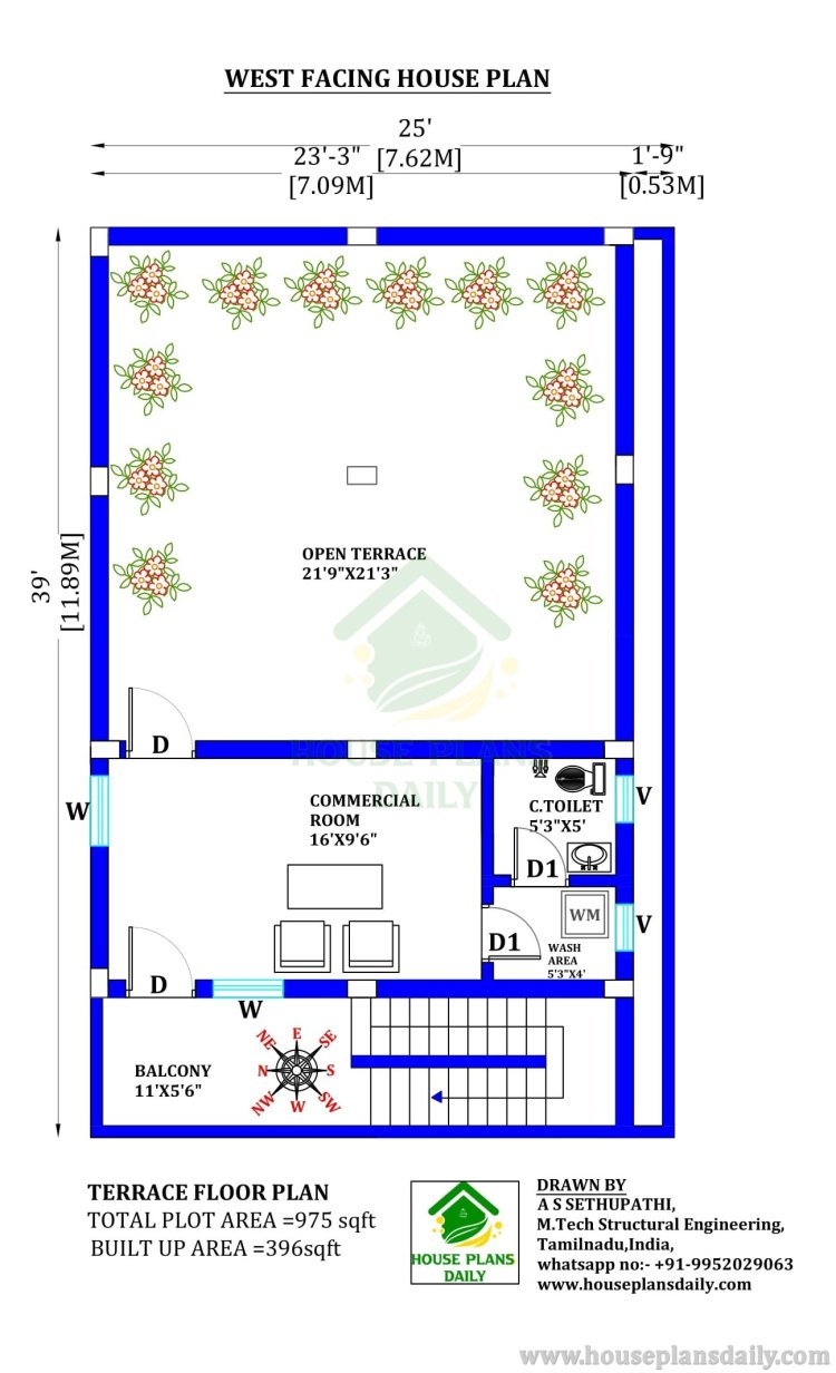 DUPLEX HOUSE DESIGN | COMMERICAL PLAN WITH STRUCUTRAL DRAWING