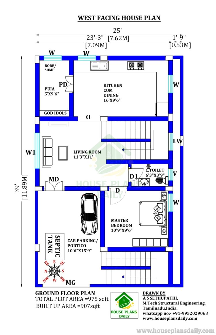 DUPLEX HOUSE DESIGN | COMMERICAL PLAN WITH STRUCUTRAL DRAWING